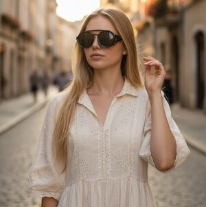 Retro Punk Black Sunglasses